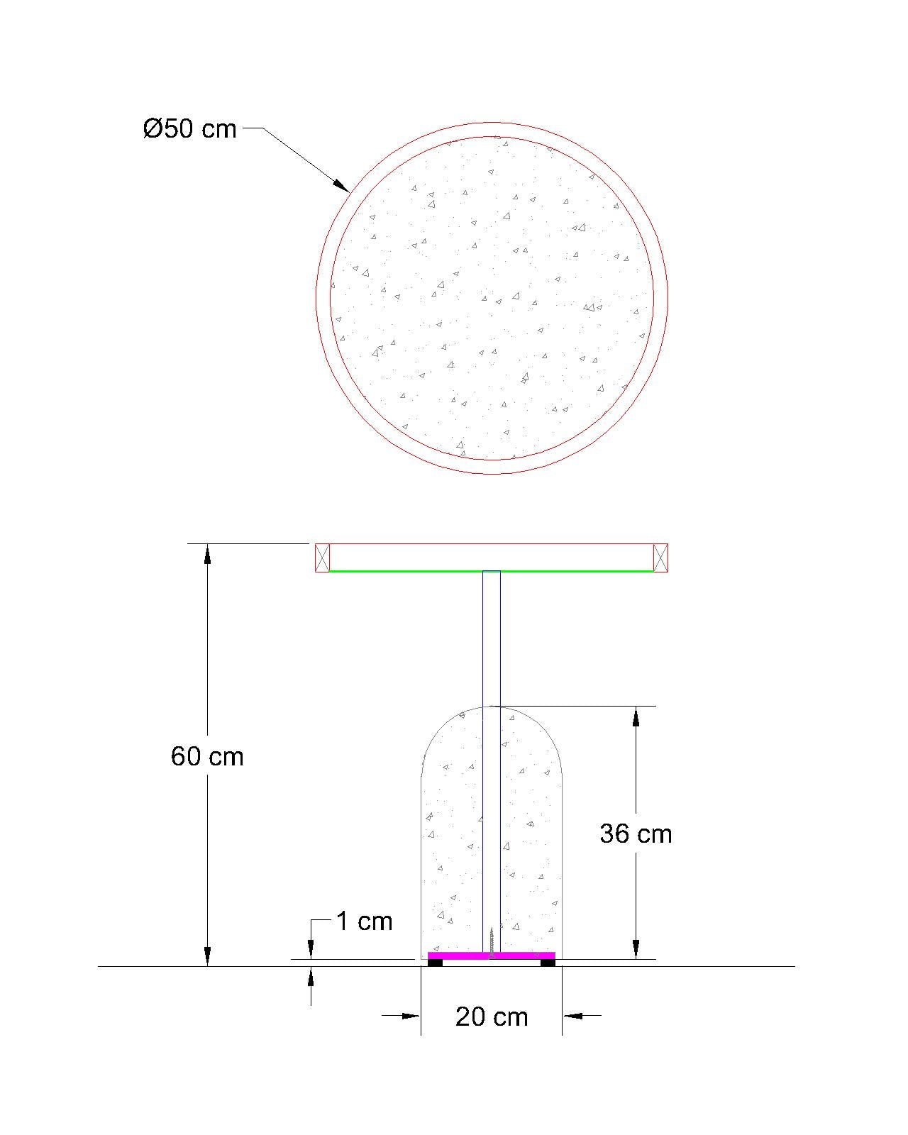 The Green Pedestal (Marble Surface)