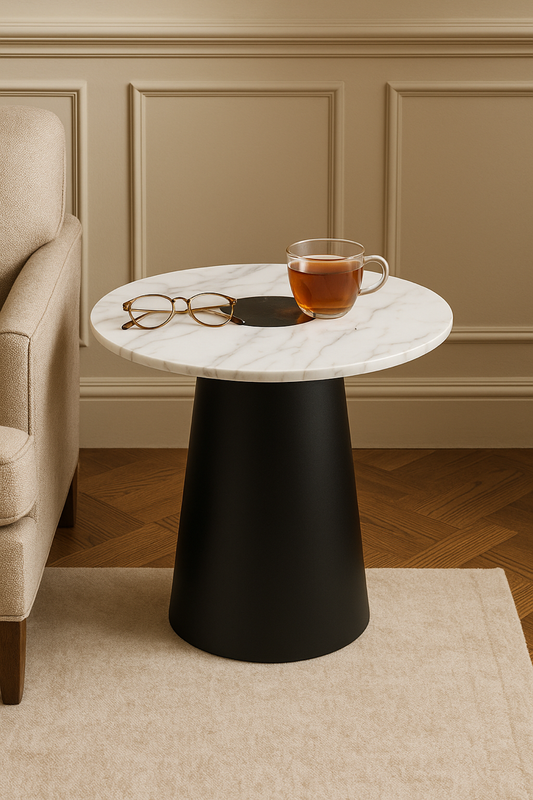 The Classic Greek Calacatta (Black Cone Base)