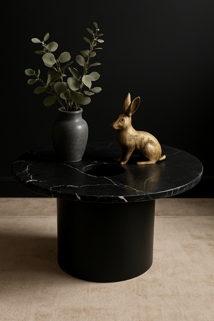 The Classic Black Spanish (Black Round Base)