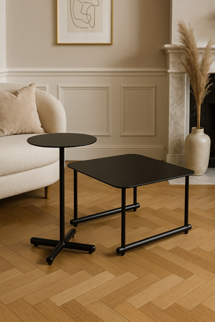 Slate Steel (Squared & Round)