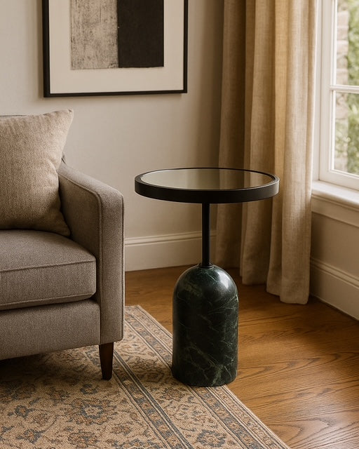 The Green Pedestal (Glass Surface)