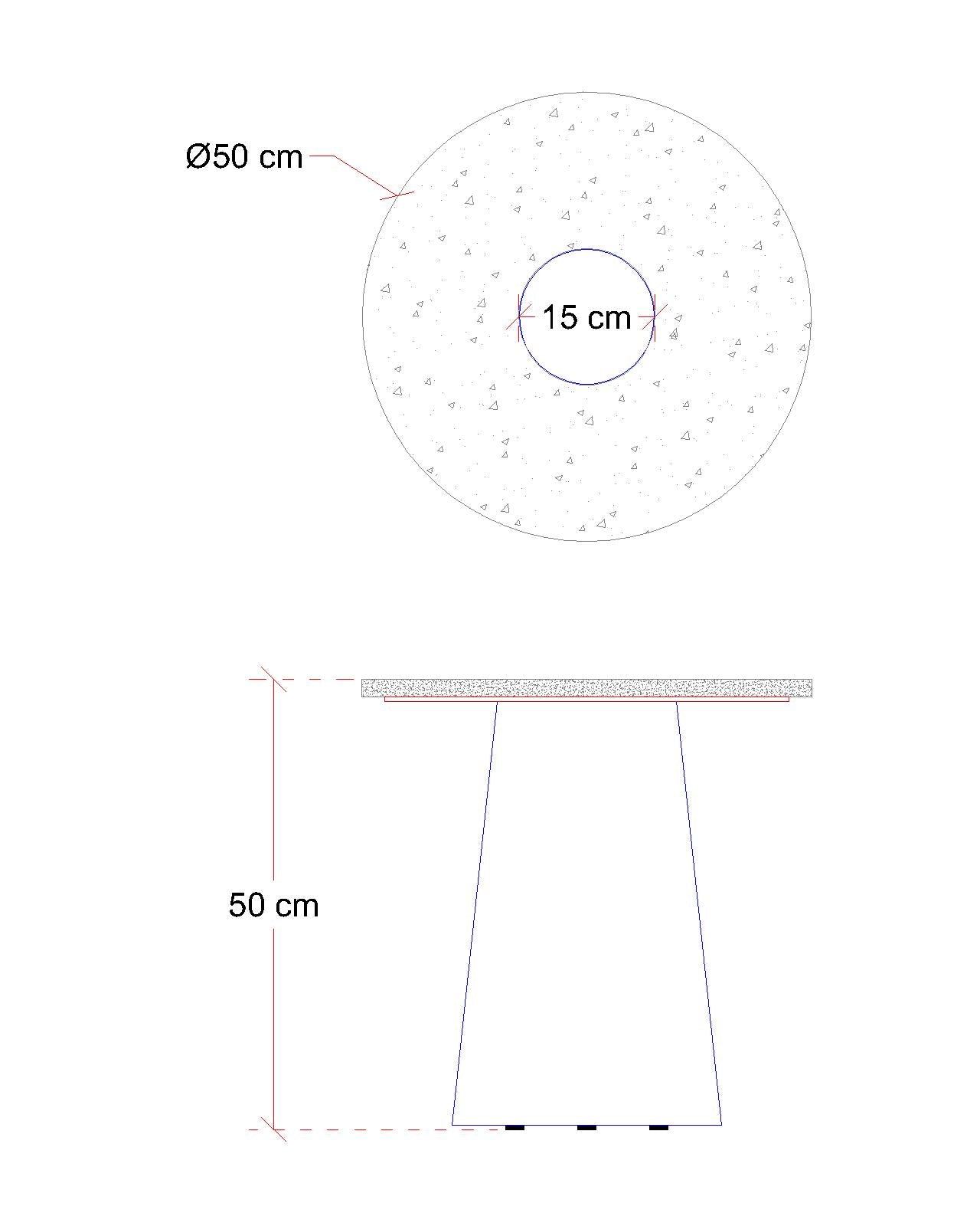 The Classic Greek Calacatta (2 Tables-Round & Cone Base)